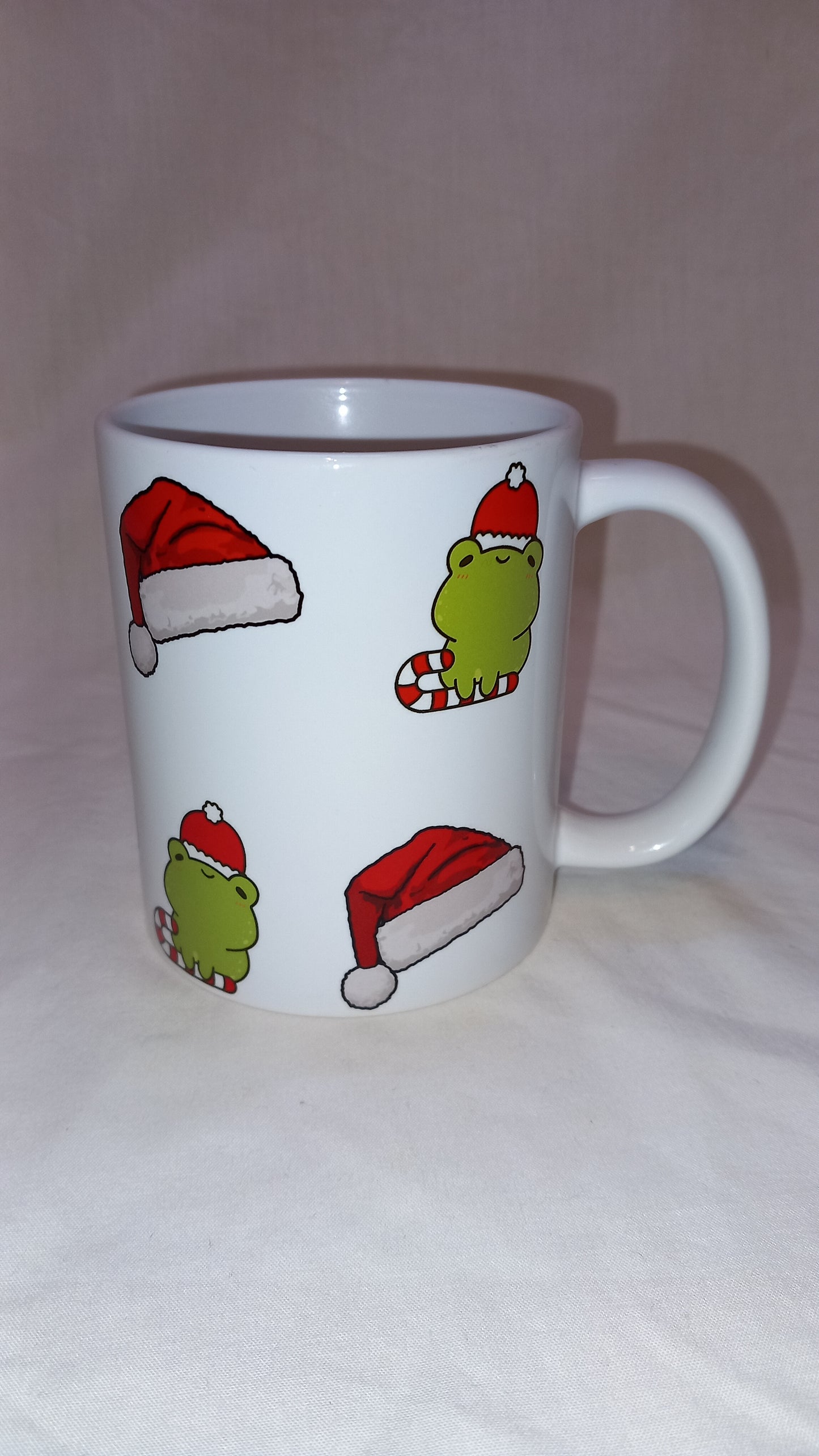 Christmas frog 11oz ceramic mug