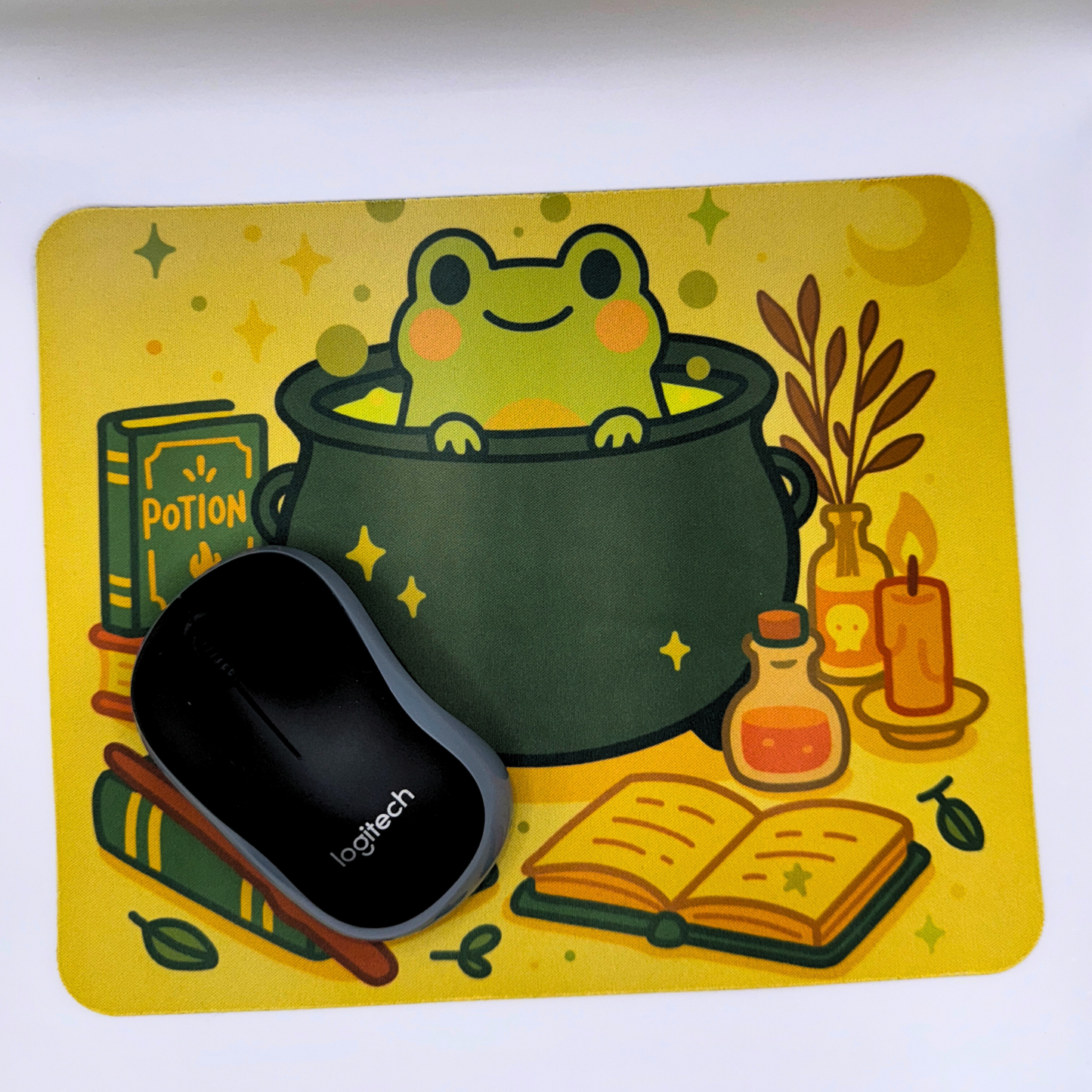 Frog’s First Potions Class Mouse Mat