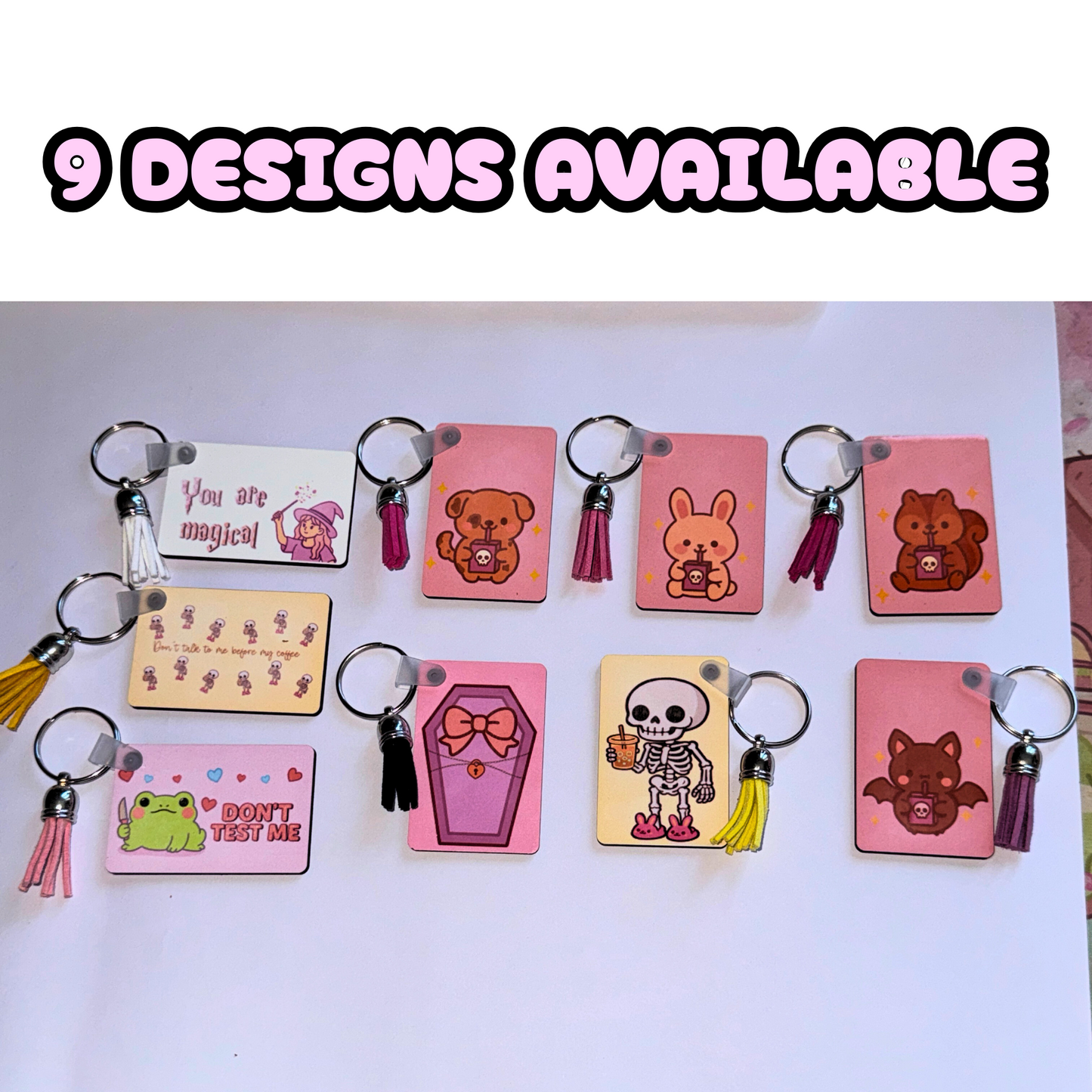 Pastel Perfection Keychains