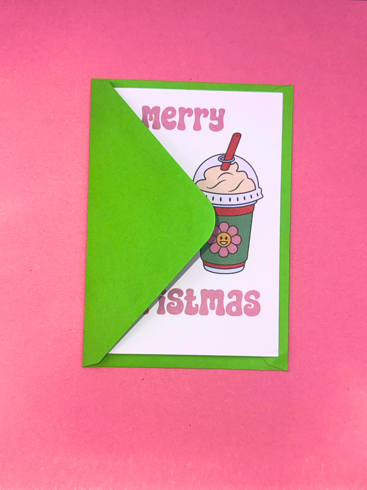 Festive Frappé Christmas Card