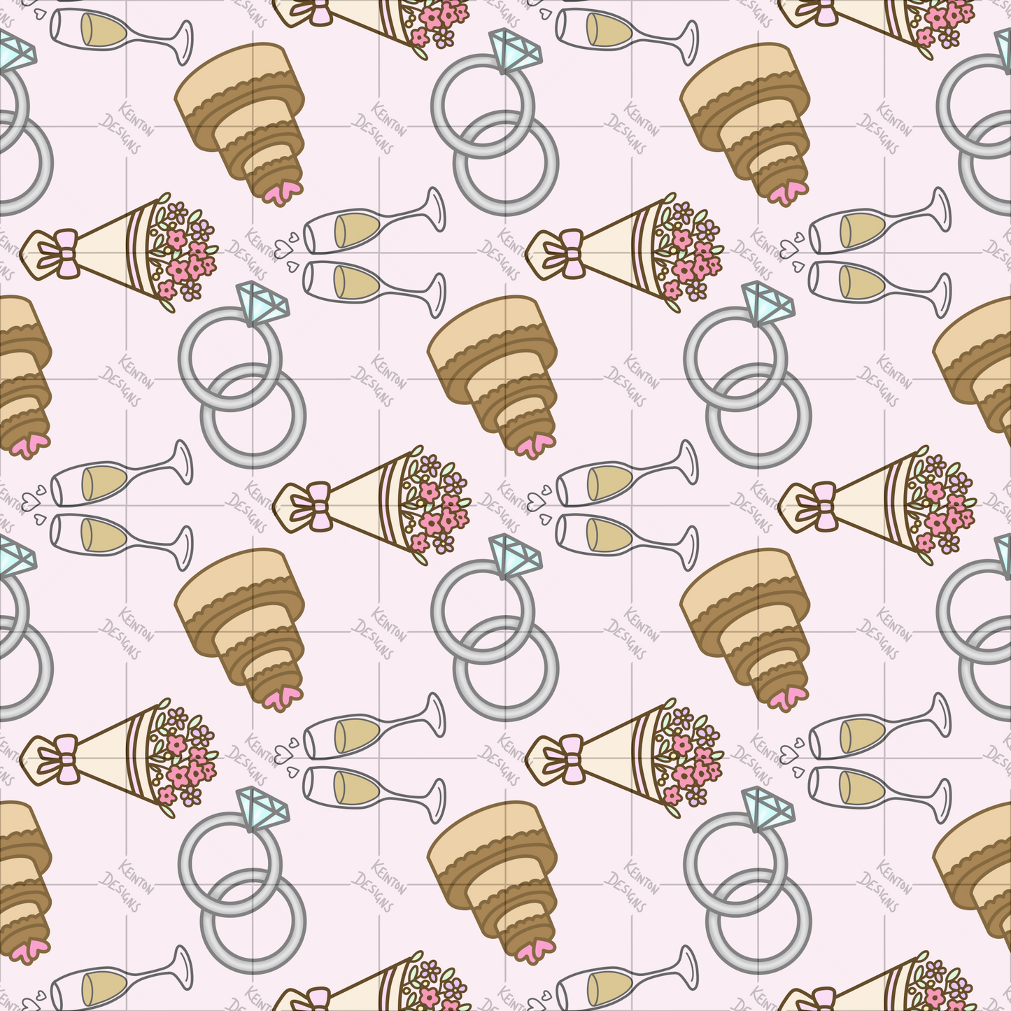 Wedding Seamless Pattern (PATTERN ONLY)