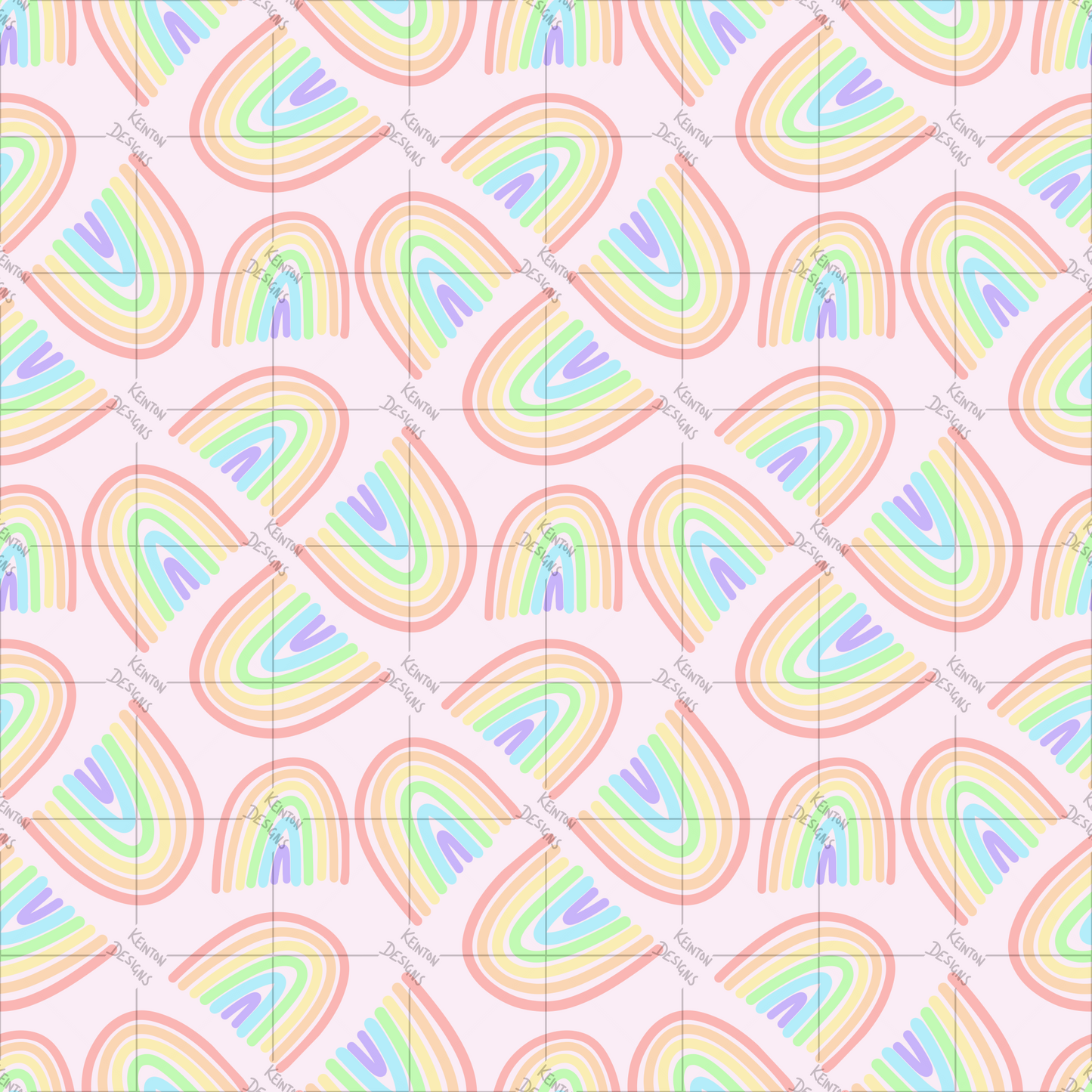 Rainbow Seamless Pattern (PATTERN ONLY)