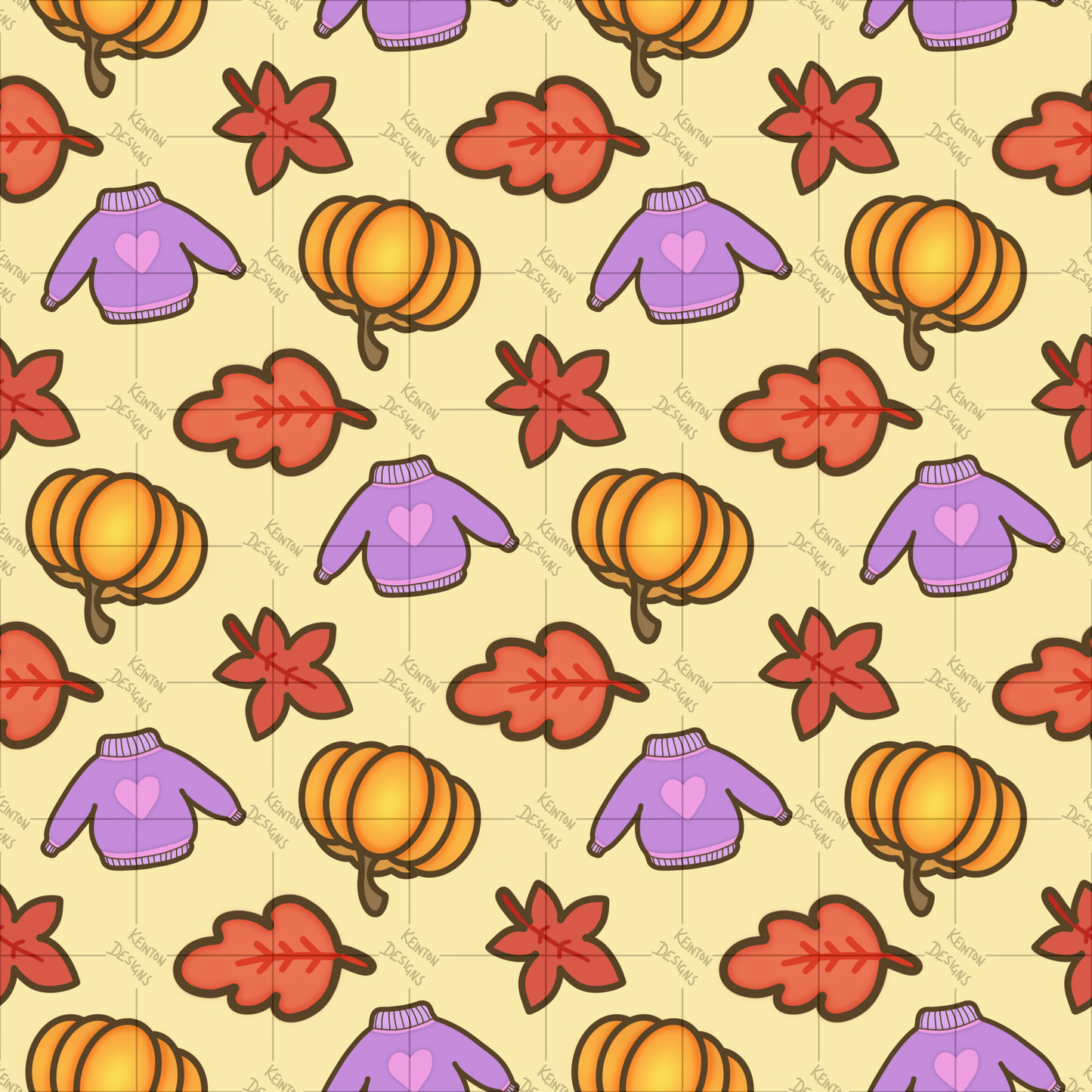 Autumn Vibes Seamless Pattern (PATTERN ONLY)