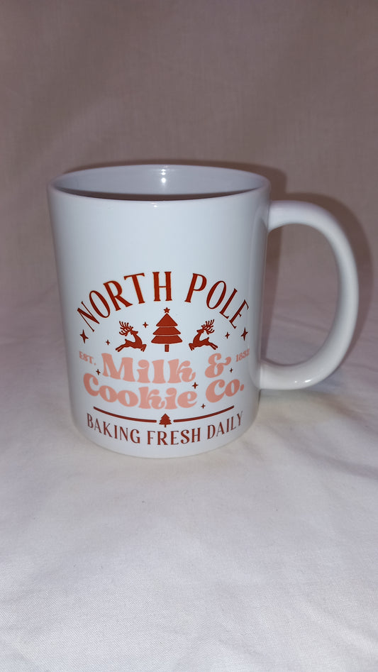North Pole Milk and Cookie Co 11oz Ceramic Mug