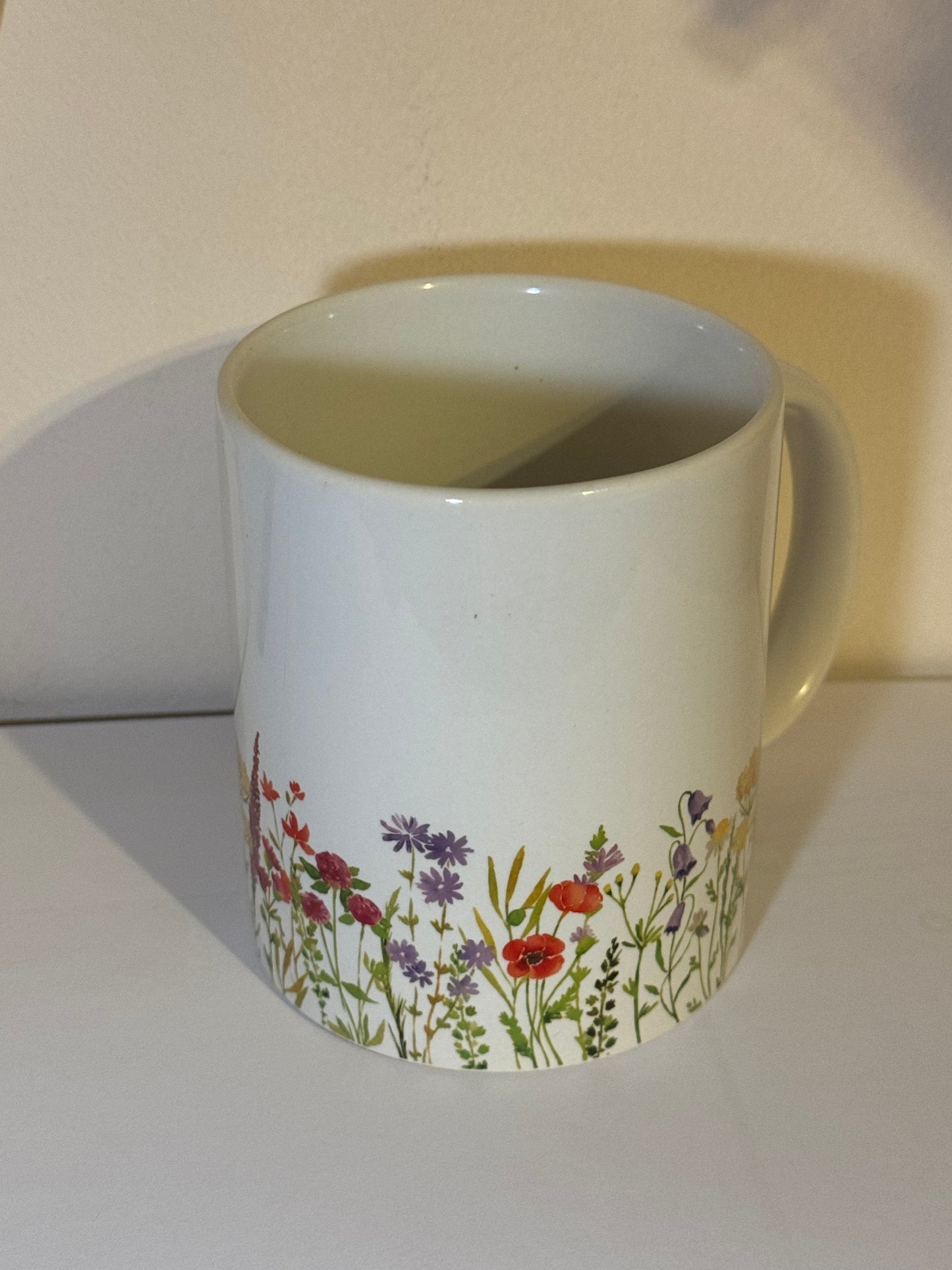 Flower wrap around 11oz mug (can be personalised)