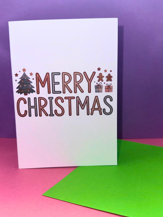 Rustic Boho Christmas Card