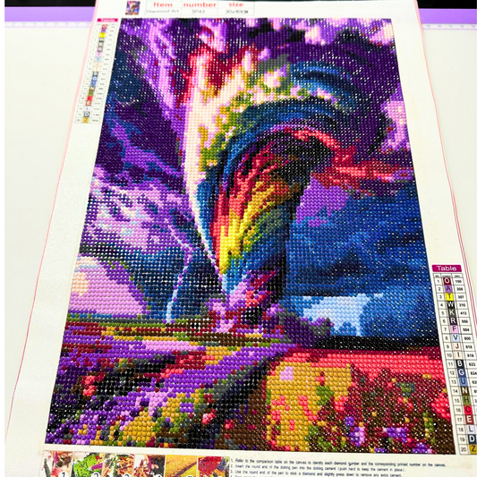 'Rainbow Twister' Diamond Art Painting