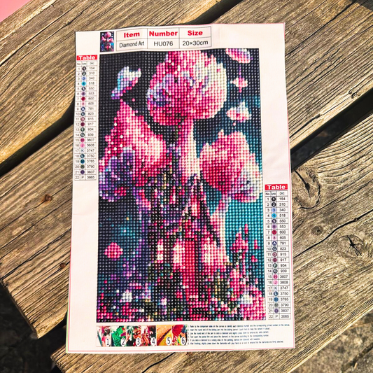 'Pink House' Diamond Art Painting