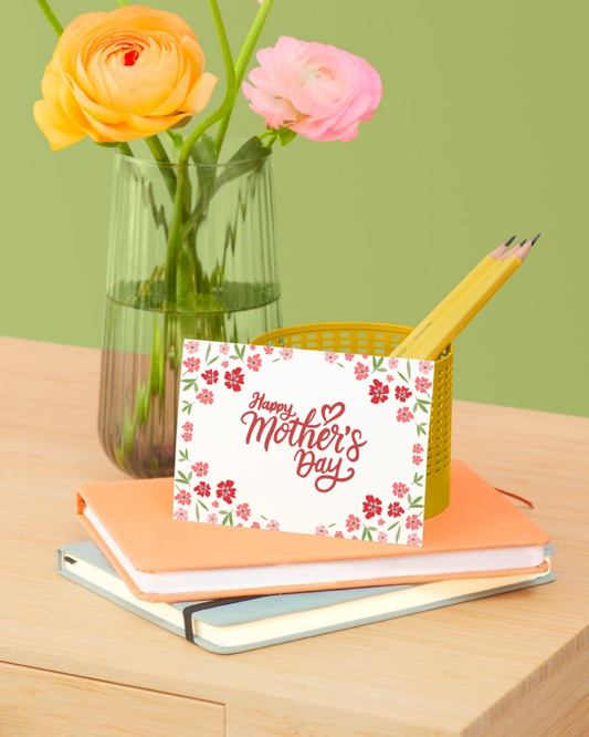 Floral Mothers Day Card A6