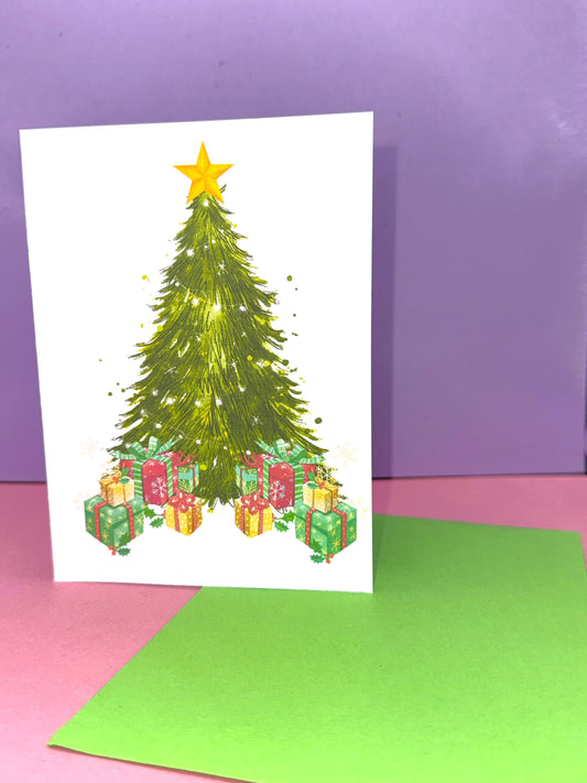 Classic Christmas Tree Christmas Card