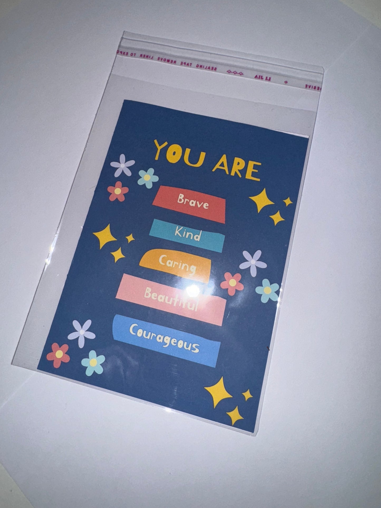 Affirmations greetings card
