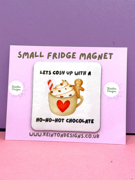 'Ho-Ho-Hot chocolate' fridge magnet