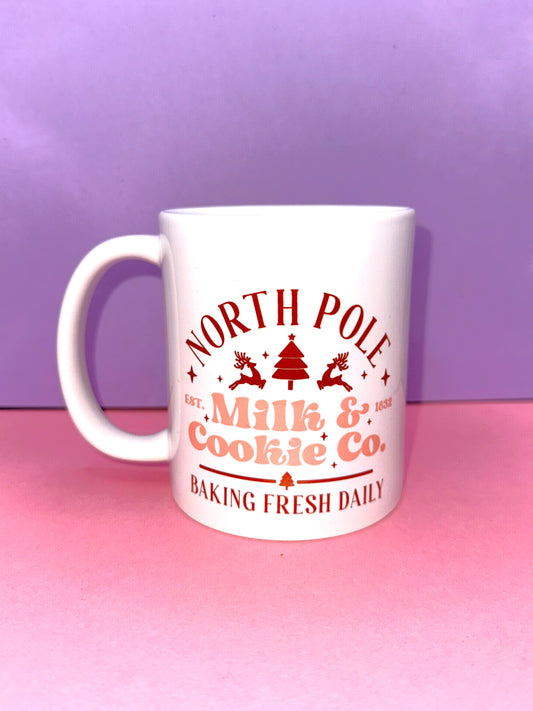 North Pole Milk and Cookie Co 11oz Ceramic Mug