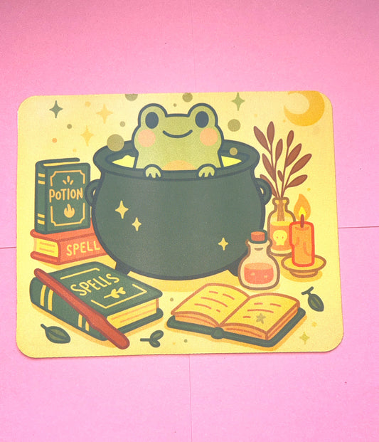 Frog’s First Potions Class Mouse Mat