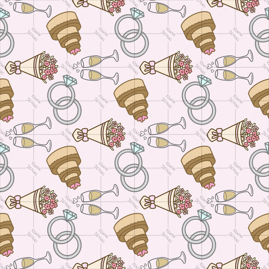 Wedding Seamless Pattern (PATTERN ONLY)