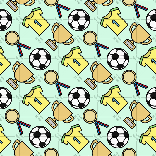 Football/Soccer Seamless Pattern (PATTERN ONLY)