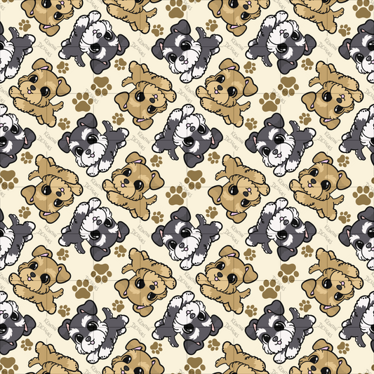 Schnauzer Seamless Pattern (PATTERN ONLY)