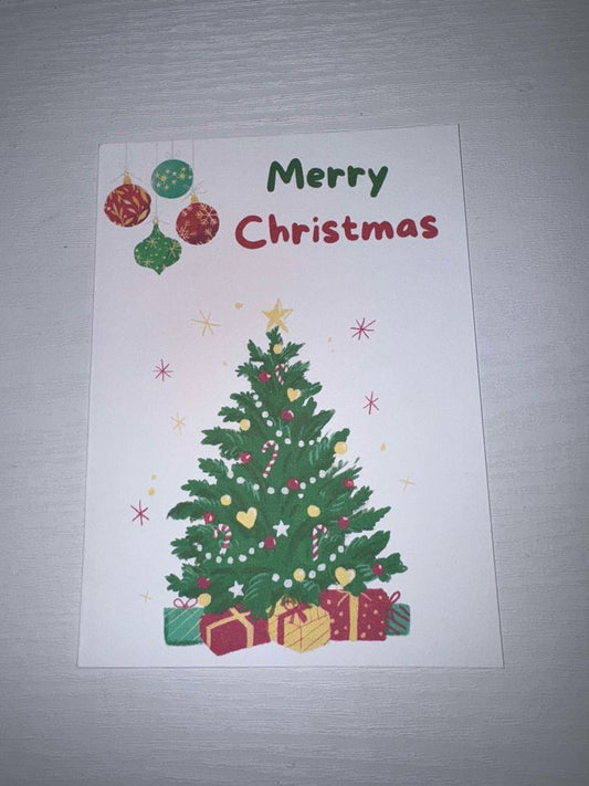 Whimsical Christmas Tree Christmas Card